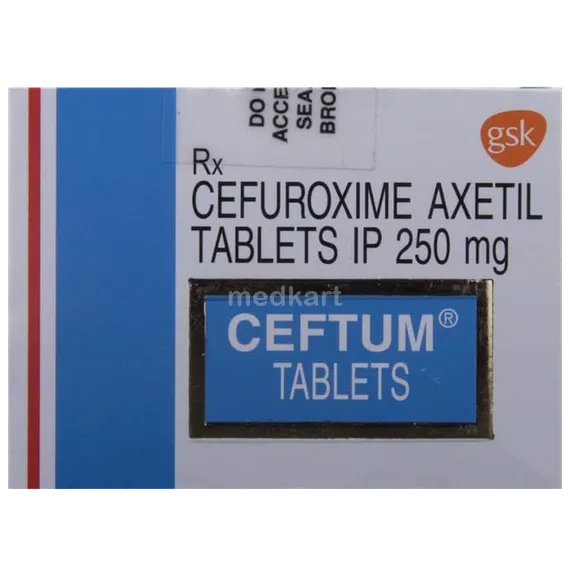 ceftum 250mg tablet 4's